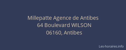 Millepatte Agence de Antibes