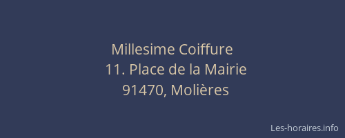 Millesime Coiffure