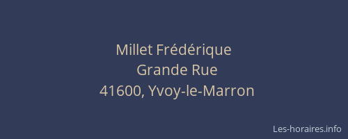 Millet Frédérique