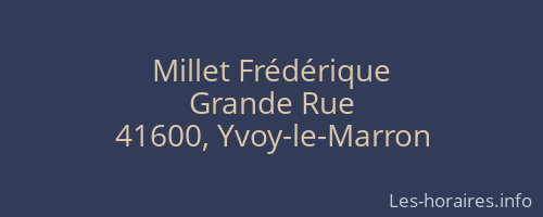 Millet Frédérique