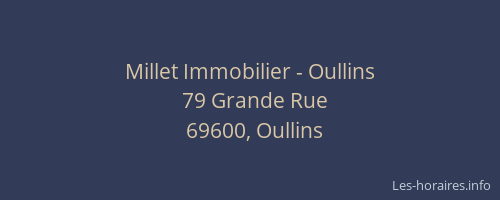 Millet Immobilier - Oullins