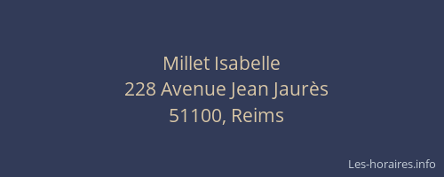 Millet Isabelle