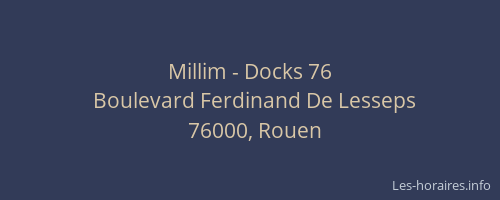 Millim - Docks 76