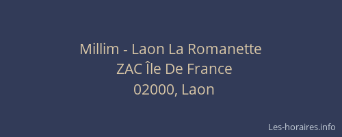 Millim - Laon La Romanette