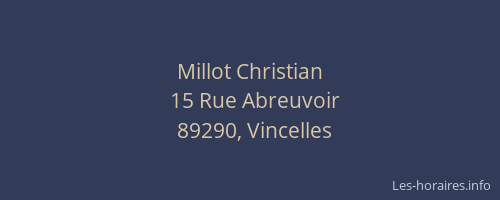 Millot Christian