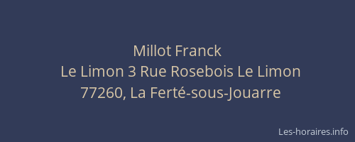 Millot Franck