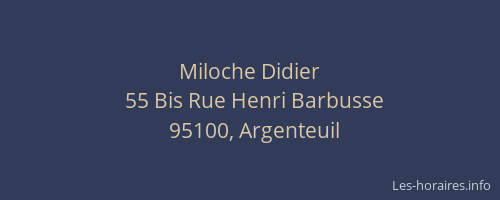 Miloche Didier