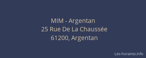 MIM - Argentan