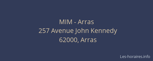 MIM - Arras