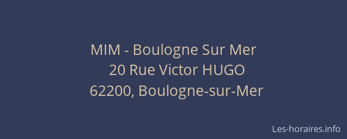 MIM - Boulogne Sur Mer