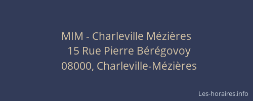 MIM - Charleville Mézières