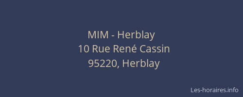MIM - Herblay