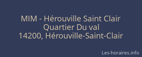 MIM - Hérouville Saint Clair