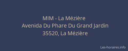 MIM - La Mézière