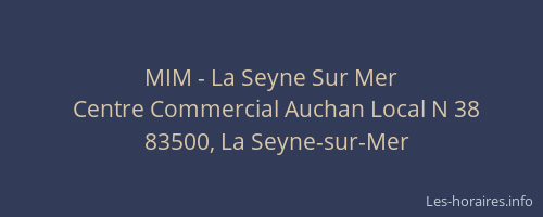 MIM - La Seyne Sur Mer