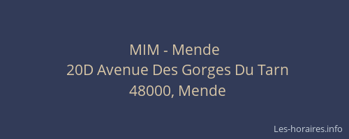 MIM - Mende