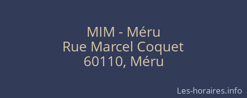 MIM - Méru