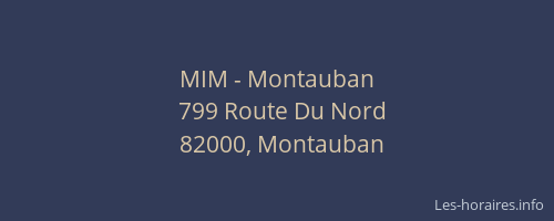 MIM - Montauban