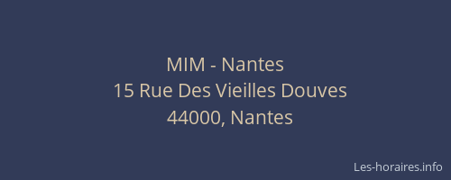 MIM - Nantes
