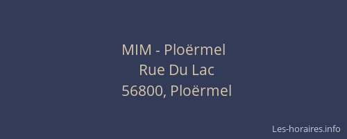 MIM - Plo&euml;rmel