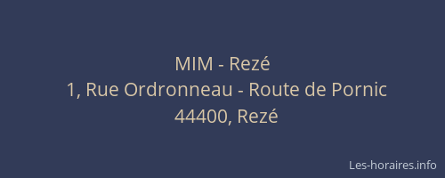 MIM - Rezé