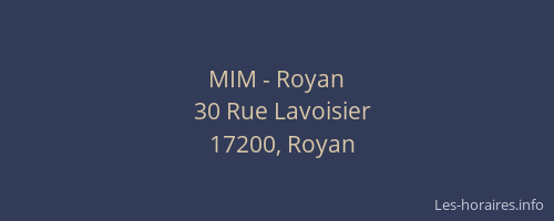 MIM - Royan