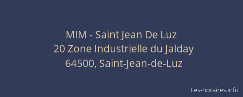 MIM - Saint Jean De Luz