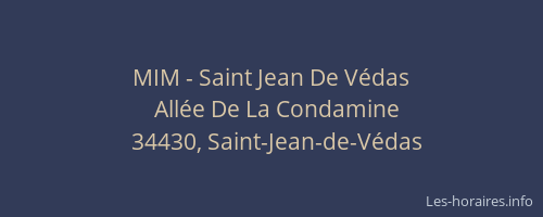 MIM - Saint Jean De Védas