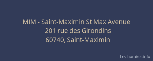 MIM - Saint-Maximin St Max Avenue