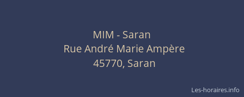 MIM - Saran