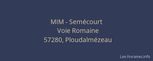MIM - Sem&eacute;court