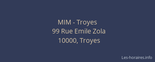MIM - Troyes