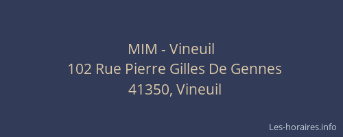 MIM - Vineuil