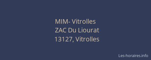 MIM- Vitrolles