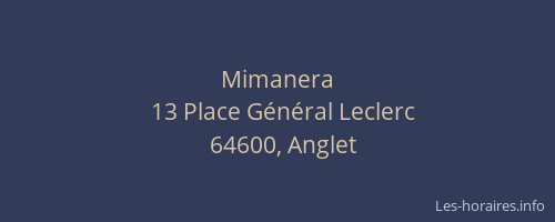 Mimanera