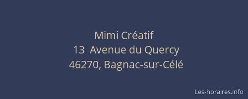 Mimi Cr&eacute;atif