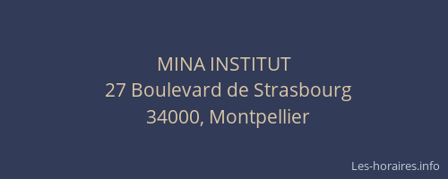 MINA INSTITUT
