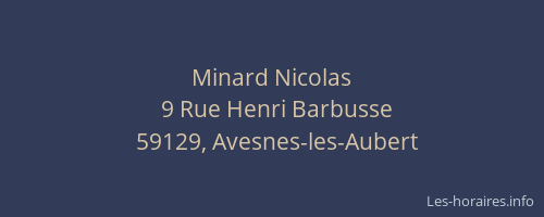 Minard Nicolas