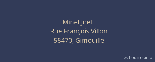 Minel Jo&euml;l