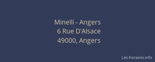 Minelli - Angers