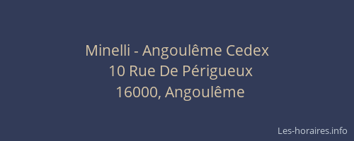 Minelli - Angoulême Cedex
