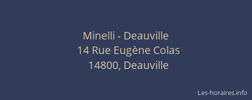 Minelli - Deauville