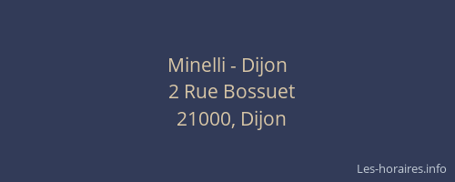 Minelli - Dijon