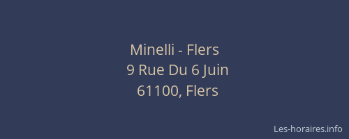 Minelli - Flers