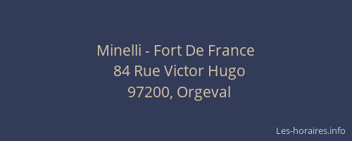 Minelli - Fort De France