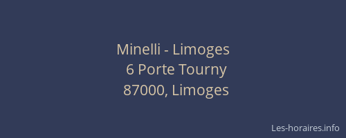 Minelli - Limoges