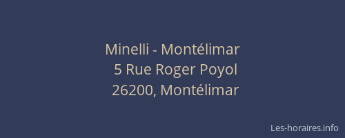 Minelli - Montélimar