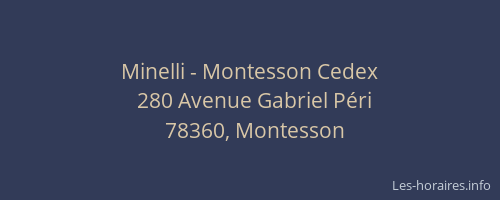 Minelli - Montesson Cedex