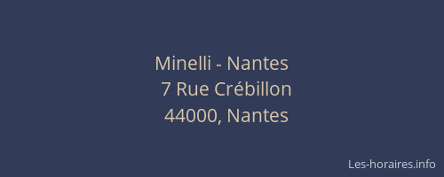 Minelli - Nantes