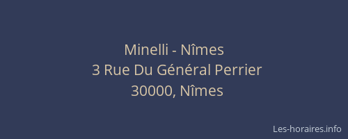 Minelli - Nîmes